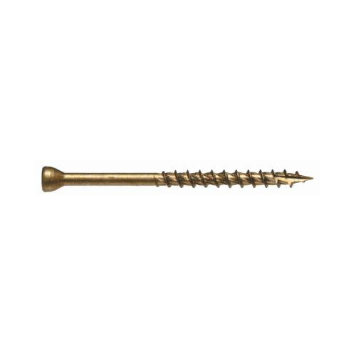 30-Pack The Hillman Group 998 Aluminum Flat Head Slotted Wood Screw 8 x 1-1/4 In 